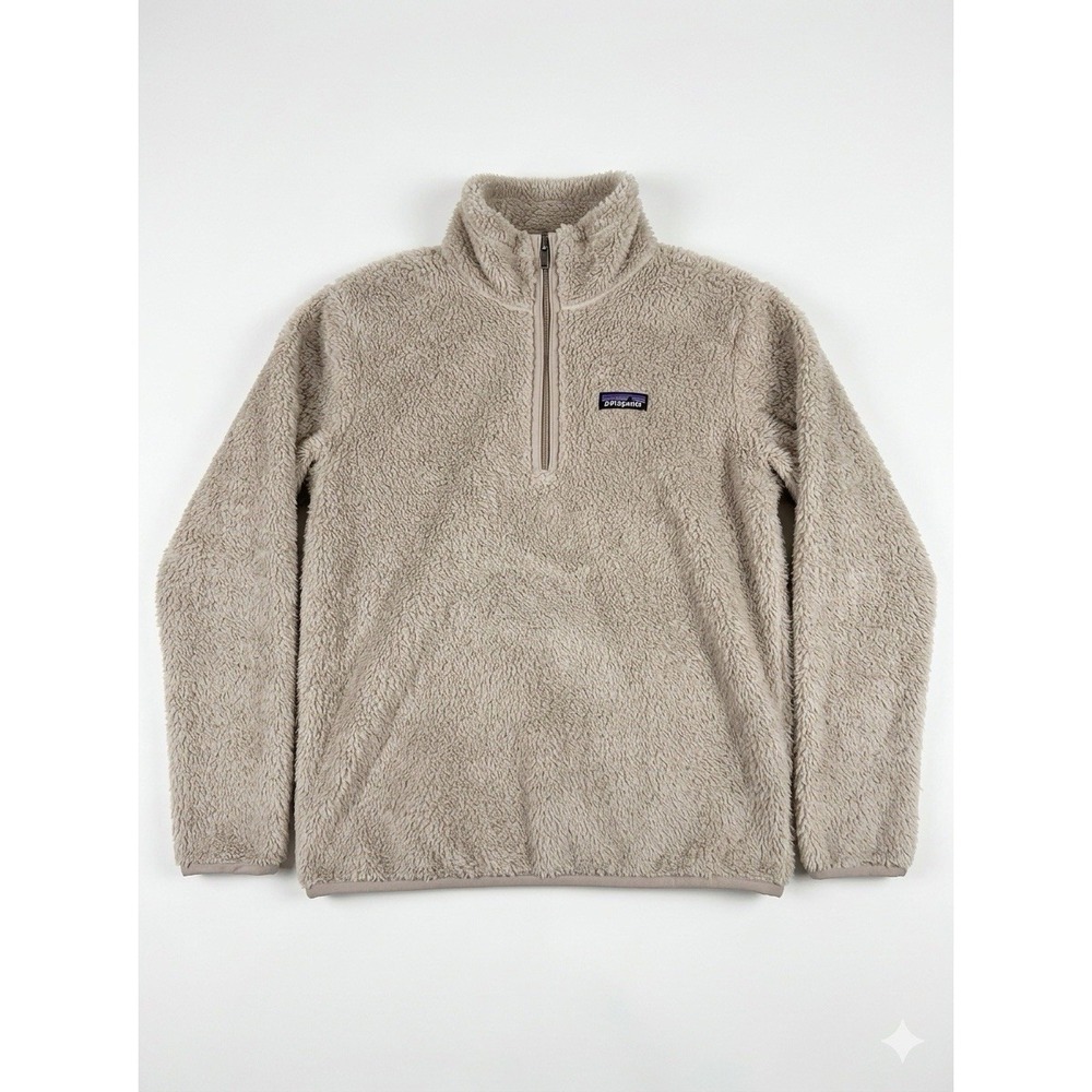 Patagonia Los Gatos 1/4 Zip Fleece Pullover Womens XS Shroom Taupe STPE 25236